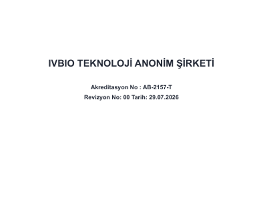 AKREDİTASYON SERTİFİKASI (TÜRK AKREDİTASYON KURUMU)
